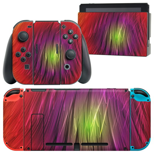 igsticker Nintendo Switch 用 デザインスキンシール 任天堂 ニンテンドー スイッチ 専用 本体ドック Joy-Con Joycon ジョイコン 専用 ゲーム機 カバー アクセサリー フィルム ステッカー 002194 シンプル カラフル igsticker Nintendo Switch 用 デザインスキンシール 任天堂 ニンテンドー スイッチ 専用 本体ドック Joy-Con Joycon ジョイコン 専用 ゲーム機 カバー アクセサリー フィルム ステッカー 002194 シンプル カラフル