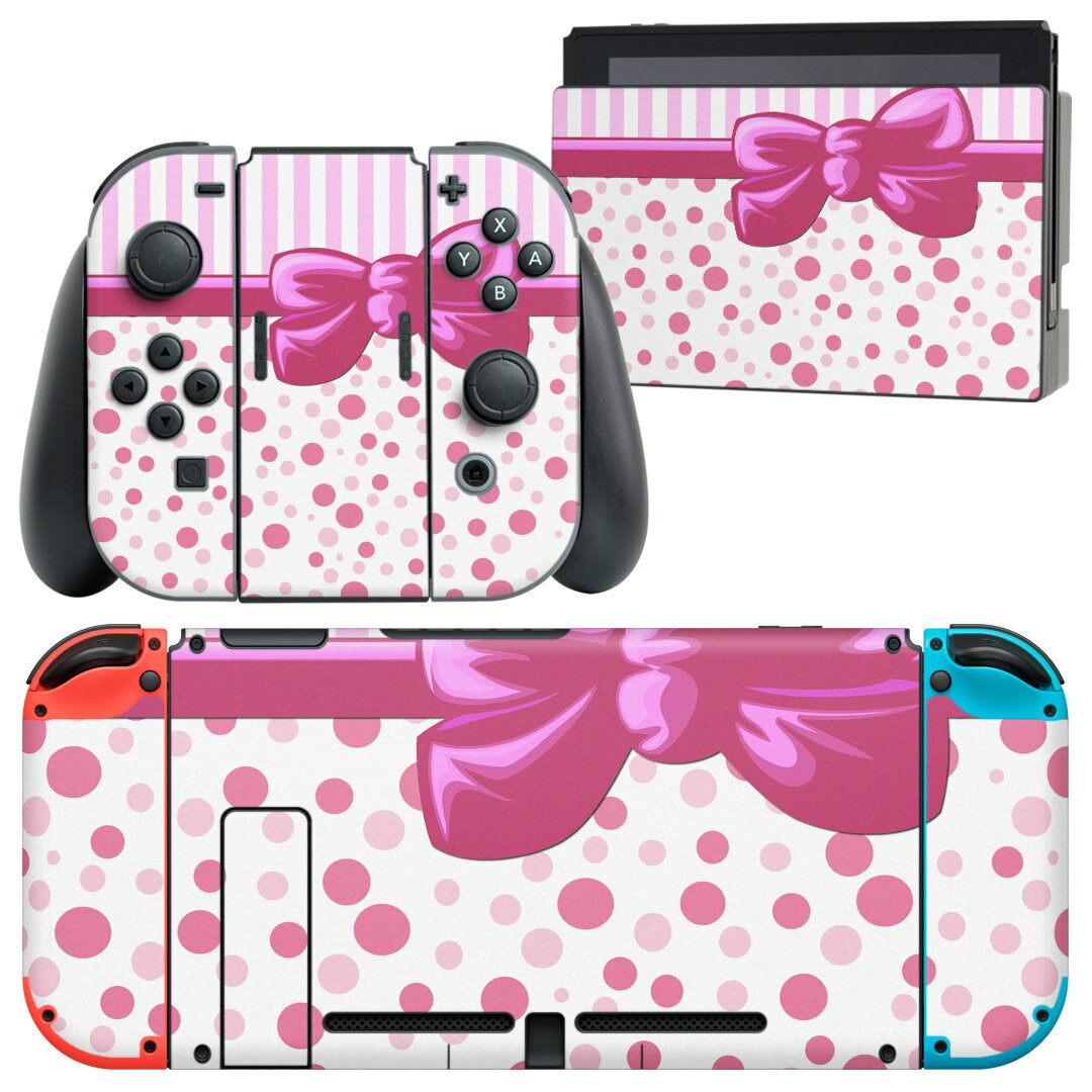 製品名 Nintendo Switch 本体裏面＆ドック正面＆ジョイコン専用 デザインスキンシール セット内容 Nintendo Switch 本体＆ドック＆ジョイコン用スキンシール（各1枚） ニンテンドースイッチ専用です。携帯機のSwitch LiteやProコンには対応していません。 商品特徴 再剥離性シートを素材に採用し、細かな位置調整がしやすく貼り直しが容易です。専用の業務プリンターを使い、商品画像と遜色のない美しい印刷仕上がり。 注意事項 画像はサンプルですので、ご覧の環境によっては多少色味に違いを感じる場合がございます。 イメージと違った、モニターと色味が異なるという理由での交換や返金はご対応出来かねます。スキンシールのみの販売で、ニンテンドースイッチ本体などは付属しません。シワができた場合、ドライヤーなどで軽く温め、外側に向けてシワを伸ばすように貼ってください。初回貼付時の位置調整や貼り直しは可能ですが、しっかりと押し付けて接着させた後の再剥離、再利用は保証しておりません。また接着部に油分や汚れが付着しますと角の部分は剥がれやすくなりますので、貼付時はあまり触れないようにご注意ください。無地のセミグロスシートにデザインをプリントした商品で、デコなどの加工はございません。 凹凸や光沢があるように見えたり布地や金属を素材にしたように見える商品もありますが、デザインの図版によるものです。印刷時に微妙な画像のズレが生じる場合がございます。ご注文後に1点1点制作する受注生産品の為、不良品以外のご返品や交換は固くお断りします。当店における繰り返しの実機テストでは問題ありませんでしたが、経過年数や使用環境により、シールを剥がす際に本体の塗装が一部剥がれる可能性があります。恐れ入りますが、万が一そのような状況になった場合でも当店ではゲーム機本体の保証は出来かねますので、予めご理解の上お求めください。 商品発送 完全受注生産のハンドメイド商品となりますので、既製品と比べて発送までお時間を頂いています。 基本的に決済確認後2?3営業日、最大で10営業日での発送となります。繁忙期や休業日明けの場合はさらに時間がかかる場合があります。 その際には別途メールにてご連絡致します。メール便の場合、発送日から到着までに2?4日ほどかかる場合が多く、紛失などの保障もご対応できかねます。あらかじめご了承下さい。