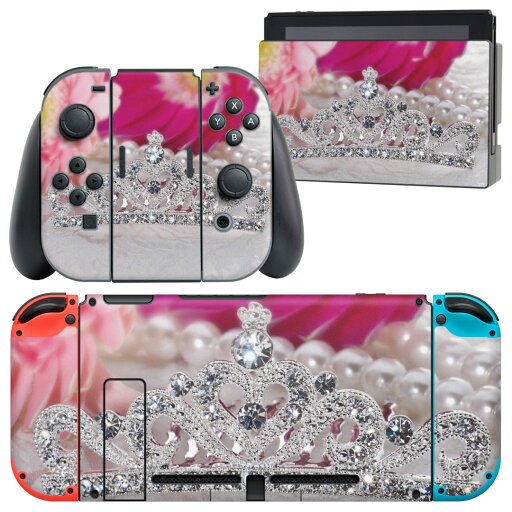 igsticker Nintendo Switch 用 デザインスキンシール 任天堂 ニンテンドー スイッチ 専用 本体ドック Joy-Con Joycon ジョイコン 専用 ゲーム機 カバー アクセサリー フィルム ステッカー 002463 花 ジュエリー ピンク igsticker Nintendo Switch 用 デザインスキンシール 任天堂 ニンテンドー スイッチ 専用 本体ドック Joy-Con Joycon ジョイコン 専用 ゲーム機 カバー アクセサリー フィルム ステッカー 002463 花 ジュエリー ピンク