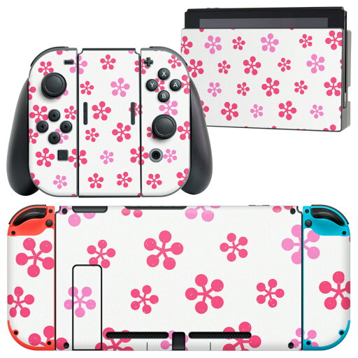 igsticker Nintendo Switch 用 デザインスキンシール 任天堂 ニンテンドー スイッチ 専用 本体ドック Joy-Con Joycon ジョイコン 専用 ゲーム機 カバー アクセサリー フィルム ステッカー 002508 花 ピンク igsticker Nintendo Switch 用 デザインスキンシール 任天堂 ニンテンドー スイッチ 専用 本体ドック Joy-Con Joycon ジョイコン 専用 ゲーム機 カバー アクセサリー フィルム ステッカー 002508 花 ピンク