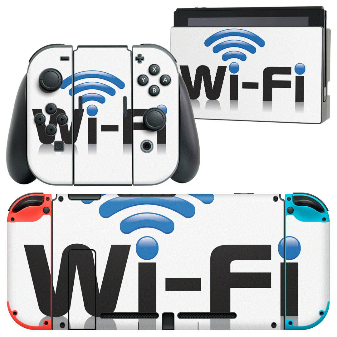 igsticker Nintendo Switch 用 デザインスキンシール 任天堂 ニンテンドー スイッチ 専用 本体ドック Joy-Con Joycon ジョイコン 専用 ゲーム機 カバー アクセサリー フィルム ステッカー 002531 ロゴ シンプル 文字