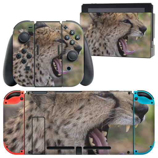 igsticker Nintendo Switch 用 デザインスキンシール 任天堂 ニンテンドー スイッチ 専用 本体ドック Joy-Con Joycon ジョイコン 専用 ゲーム機 カバー アクセサリー フィルム ステッカー 002582 動物 写真 豹 igsticker Nintendo Switch 用 デザインスキンシール 任天堂 ニンテンドー スイッチ 専用 本体ドック Joy-Con Joycon ジョイコン 専用 ゲーム機 カバー アクセサリー フィルム ステッカー 002582 動物 写真 豹