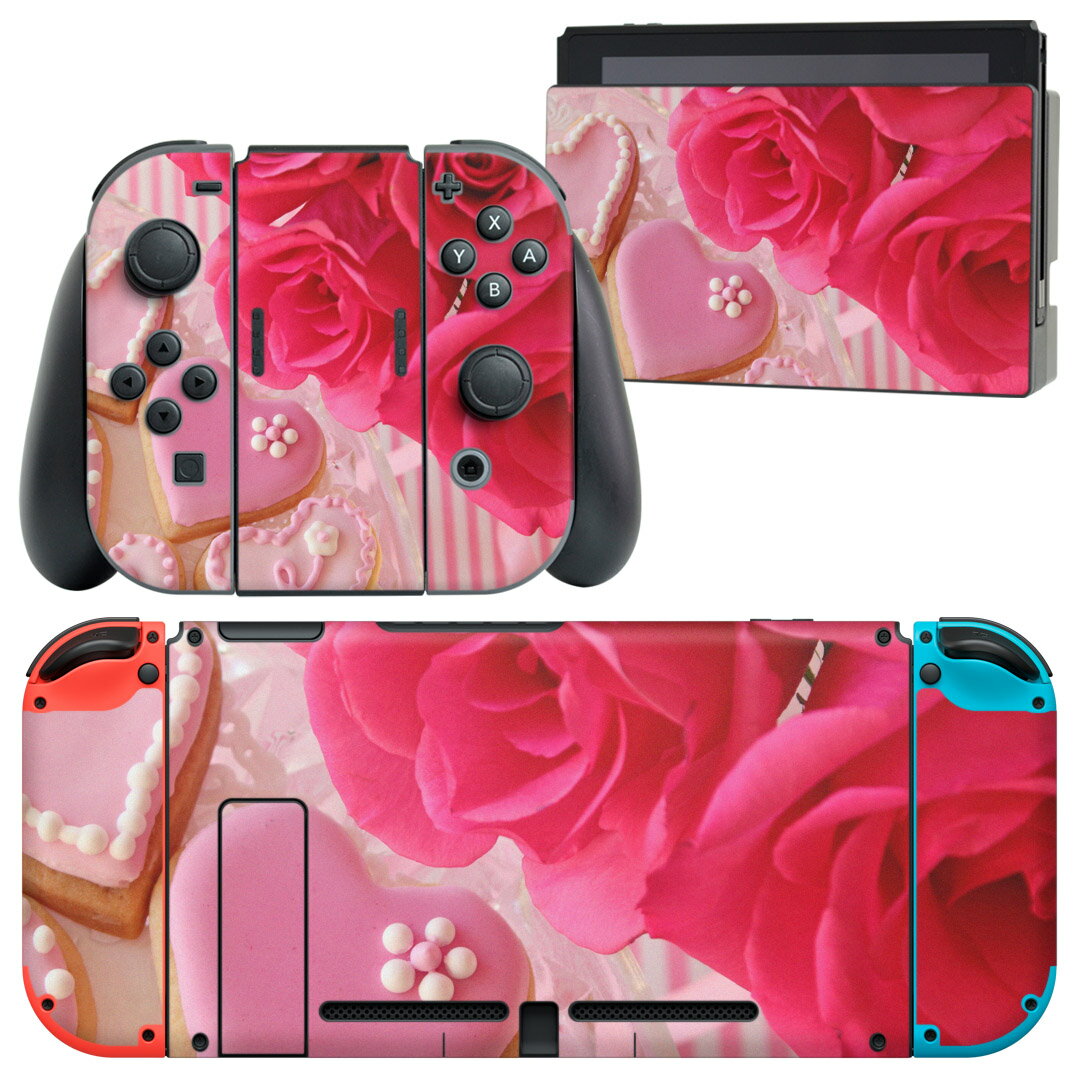 製品名 Nintendo Switch 本体裏面＆ドック正面＆ジョイコン専用 デザインスキンシール セット内容 Nintendo Switch 本体＆ドック＆ジョイコン用スキンシール（各1枚） ニンテンドースイッチ専用です。携帯機のSwitch LiteやProコンには対応していません。 商品特徴 再剥離性シートを素材に採用し、細かな位置調整がしやすく貼り直しが容易です。専用の業務プリンターを使い、商品画像と遜色のない美しい印刷仕上がり。 注意事項 画像はサンプルですので、ご覧の環境によっては多少色味に違いを感じる場合がございます。 イメージと違った、モニターと色味が異なるという理由での交換や返金はご対応出来かねます。スキンシールのみの販売で、ニンテンドースイッチ本体などは付属しません。シワができた場合、ドライヤーなどで軽く温め、外側に向けてシワを伸ばすように貼ってください。初回貼付時の位置調整や貼り直しは可能ですが、しっかりと押し付けて接着させた後の再剥離、再利用は保証しておりません。また接着部に油分や汚れが付着しますと角の部分は剥がれやすくなりますので、貼付時はあまり触れないようにご注意ください。無地のセミグロスシートにデザインをプリントした商品で、デコなどの加工はございません。 凹凸や光沢があるように見えたり布地や金属を素材にしたように見える商品もありますが、デザインの図版によるものです。印刷時に微妙な画像のズレが生じる場合がございます。ご注文後に1点1点制作する受注生産品の為、不良品以外のご返品や交換は固くお断りします。当店における繰り返しの実機テストでは問題ありませんでしたが、経過年数や使用環境により、シールを剥がす際に本体の塗装が一部剥がれる可能性があります。恐れ入りますが、万が一そのような状況になった場合でも当店ではゲーム機本体の保証は出来かねますので、予めご理解の上お求めください。 商品発送 完全受注生産のハンドメイド商品となりますので、既製品と比べて発送までお時間を頂いています。 基本的に決済確認後2?3営業日、最大で10営業日での発送となります。繁忙期や休業日明けの場合はさらに時間がかかる場合があります。 その際には別途メールにてご連絡致します。メール便の場合、発送日から到着までに2?4日ほどかかる場合が多く、紛失などの保障もご対応できかねます。あらかじめご了承下さい。