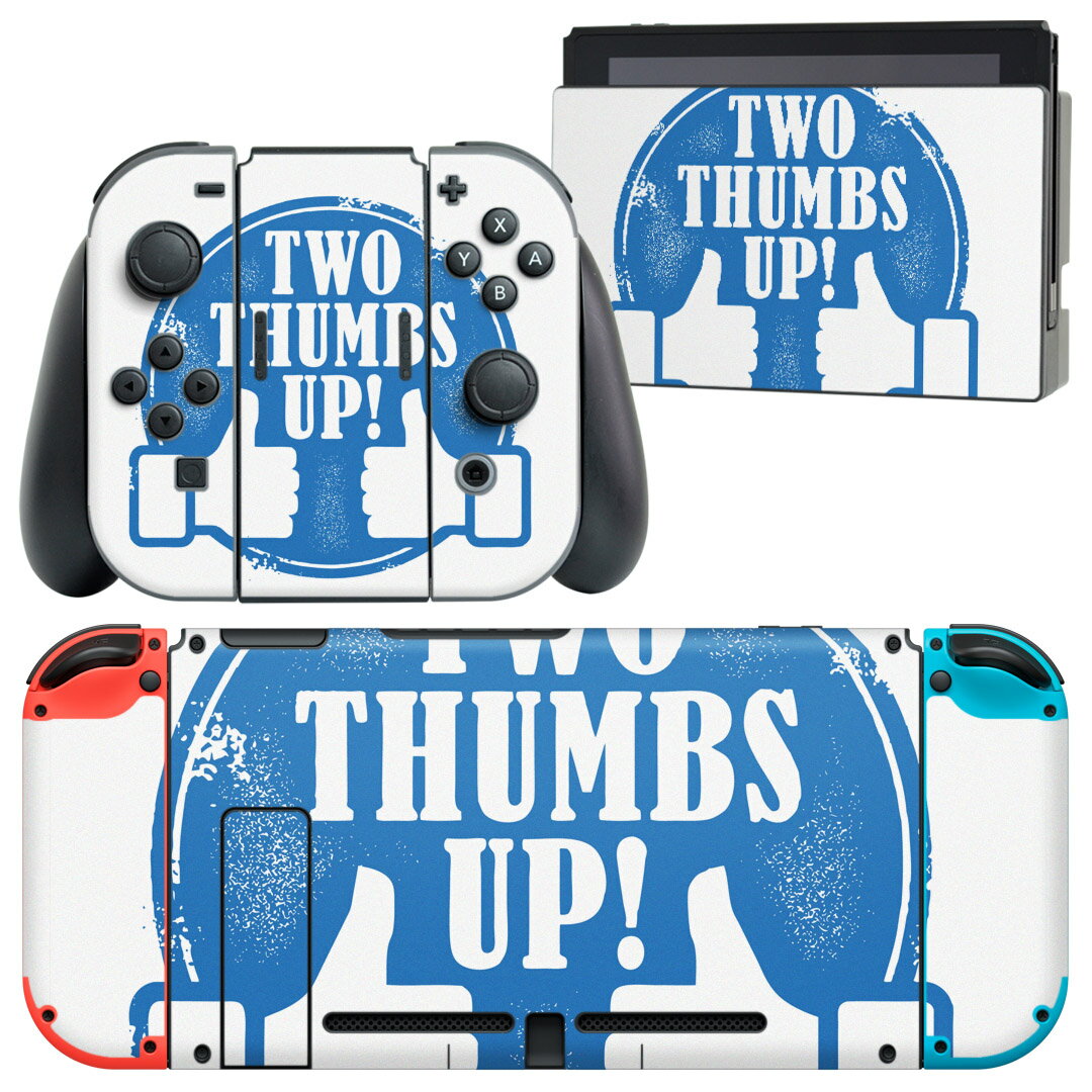 igsticker Nintendo Switch 用 デザインスキンシール 任天堂 ニンテンドー スイッチ 専用 本体ドック Joy-Con Joycon ジョイコン 専用 ゲーム機 カバー アクセサリー フィルム ステッカー 002700 英語　文字　スタンプ