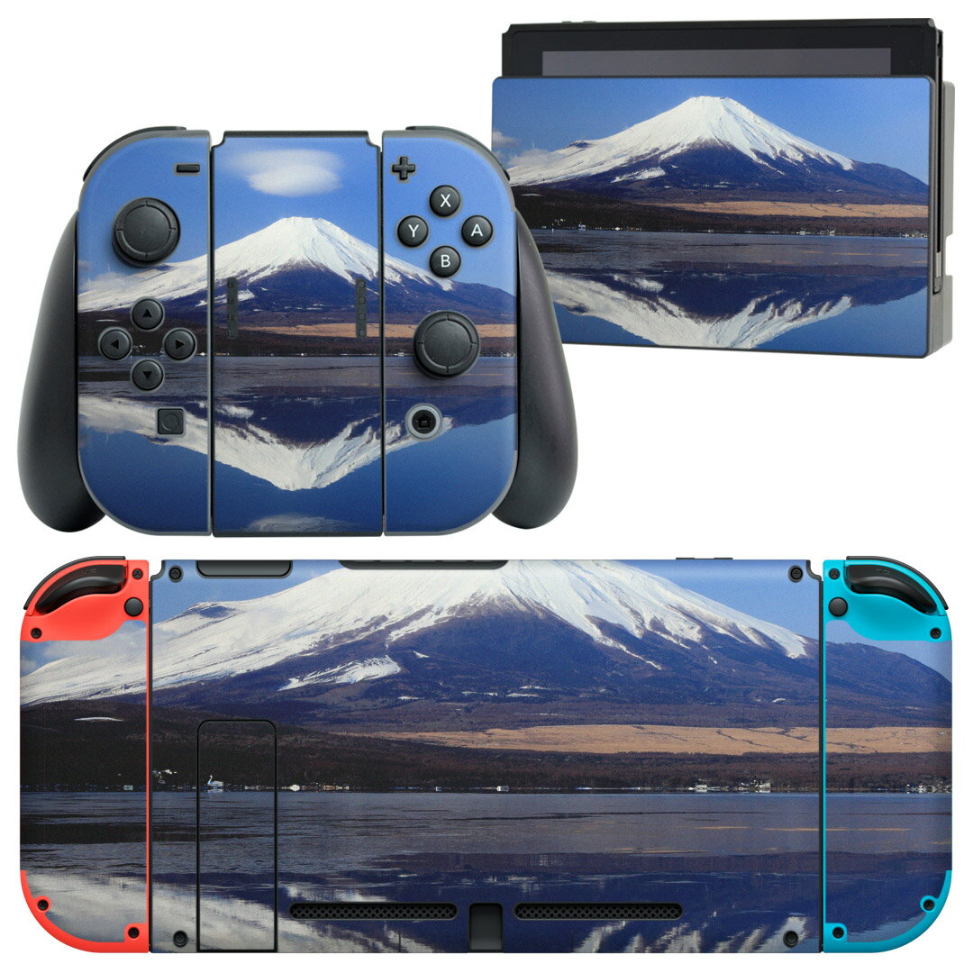 igsticker Nintendo Switch 用 デザインスキンシール 任天堂 ニンテンドー スイッチ 専用 本体ドック Joy-Con Joycon ジョイコン 専用 ゲーム機 カバー アクセサリー フィルム ステッカー 002812 景色　風景　写真