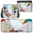 igsticker Nintendo Switch 用 デザインスキンシール 任天堂 ニンテンドー スイッチ 専用 本体ドック Joy-Con Joycon ジョイコン 専用 ゲーム機 カバー アクセサリー フィルム ステッカー 002821 ウエディング 写真(2)