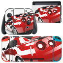 igsticker Nintendo Switch 用 デザインスキンシール 任天堂 ニンテンドー スイッチ 専用 本体ドック Joy-Con Joycon ジョイコン 専用 ゲーム機 カバー アクセサリー フィルム ステッカー 002827 車 写真(2)