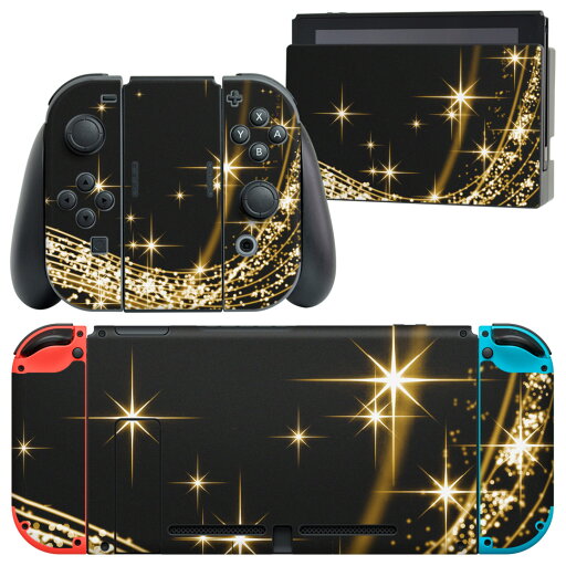 igsticker Nintendo Switch 用 デザインスキンシール 任天堂 ニンテンドー スイッチ 専用 本体ドック Joy-Con Joycon ジョイコン 専用 ゲーム機 カバー アクセサリー フィルム ステッカー 002944 シンプル 黒 金 igsticker Nintendo Switch 用 デザインスキンシール 任天堂 ニンテンドー スイッチ 専用 本体ドック Joy-Con Joycon ジョイコン 専用 ゲーム機 カバー アクセサリー フィルム ステッカー 002944 シンプル 黒 金