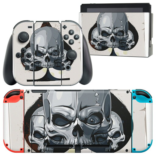 igsticker Nintendo Switch 用 デザインスキンシール 任天堂 ニンテンドー スイッチ 専用 本体ドック Joy-Con Joycon ジョイコン 専用 ゲーム機 カバー アクセサリー フィルム ステッカー 002965 ドクロ 骸骨 トランプ igsticker Nintendo Switch 用 デザインスキンシール 任天堂 ニンテンドー スイッチ 専用 本体ドック Joy-Con Joycon ジョイコン 専用 ゲーム機 カバー アクセサリー フィルム ステッカー 002965 ドクロ 骸骨 トランプ