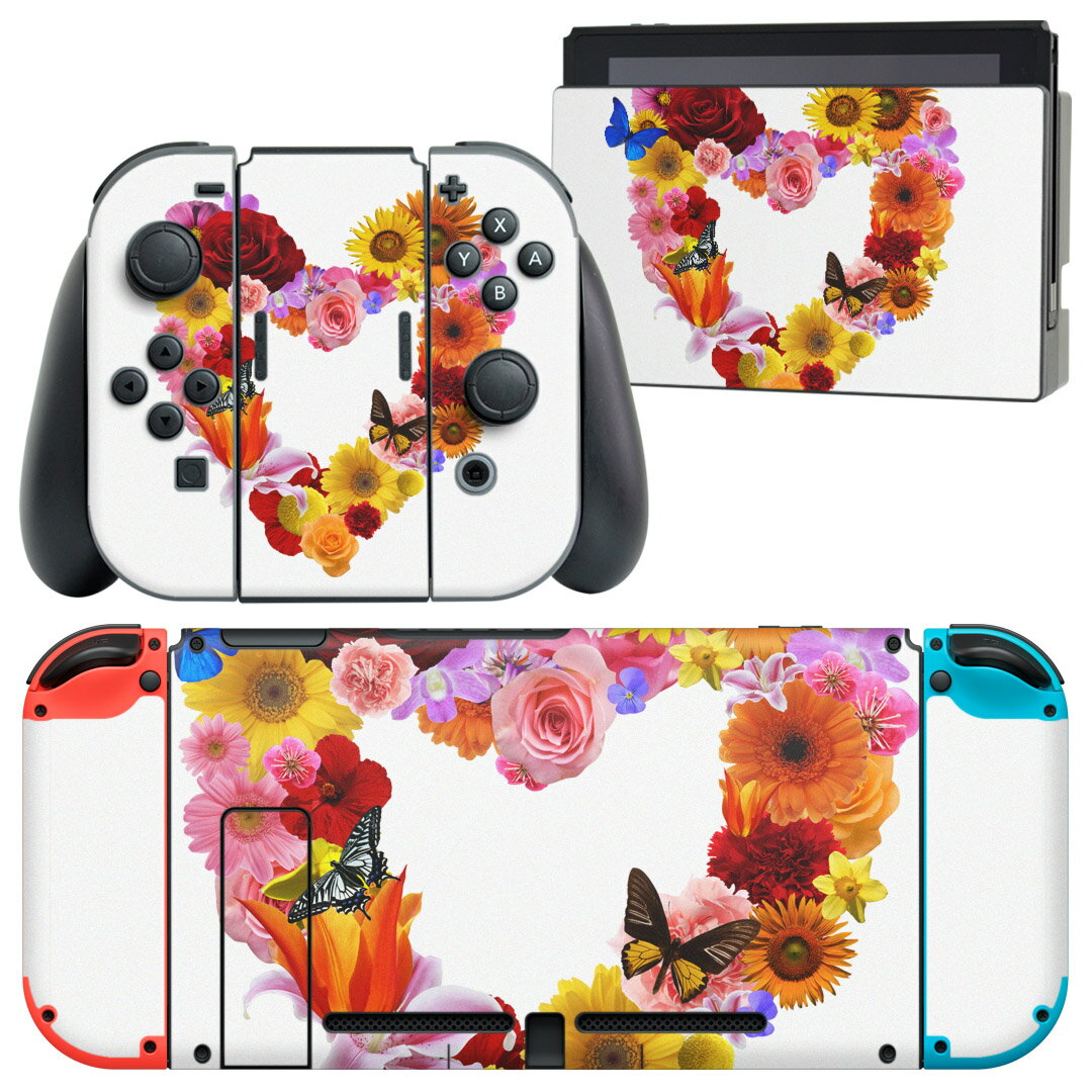 igsticker Nintendo Switch 用 デザインスキンシール 任天堂 ニンテンドー スイッチ 専用 本体ドック Joy-Con Joycon ジョイコン 専用 ゲーム機 カバー アクセサリー フィルム ステッカー 003195 