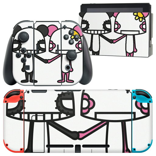igsticker Nintendo Switch 用 デザインスキンシール 任天堂 ニンテンドー スイッチ 専用 本体ドック Joy-Con Joycon ジョイコン 専用 ゲーム機 カバー アクセサリー フィルム ステッカー 003318 動物 キャラクター igsticker Nintendo Switch 用 デザインスキンシール 任天堂 ニンテンドー スイッチ 専用 本体ドック Joy-Con Joycon ジョイコン 専用 ゲーム機 カバー アクセサリー フィルム ステッカー 003318 動物 キャラクター