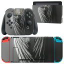 igsticker Nintendo Switch 用 デザインスキンシール 任天堂 ニンテンドー スイッチ 専用 本体ドック Joy-Con Joycon ジョイコン 専用 ゲーム機 カバー アクセサリー フィルム ステッカー 003391 羽 翼 写真(2)