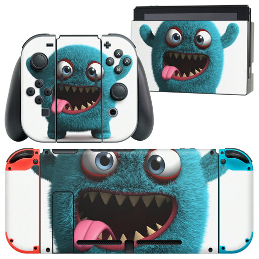 igsticker Nintendo Switch 用 デザインスキンシール 任天堂 ニンテンドー スイッチ 専用 本体ドック Joy-Con Joycon ジョイコン 専用 ゲーム機 カバー アクセサリー フィルム ステッカー 003431 モンスター キャラクター igsticker Nintendo Switch 用 デザインスキンシール 任天堂 ニンテンドー スイッチ 専用 本体ドック Joy-Con Joycon ジョイコン 専用 ゲーム機 カバー アクセサリー フィルム ステッカー 003431 モンスター キャラクター