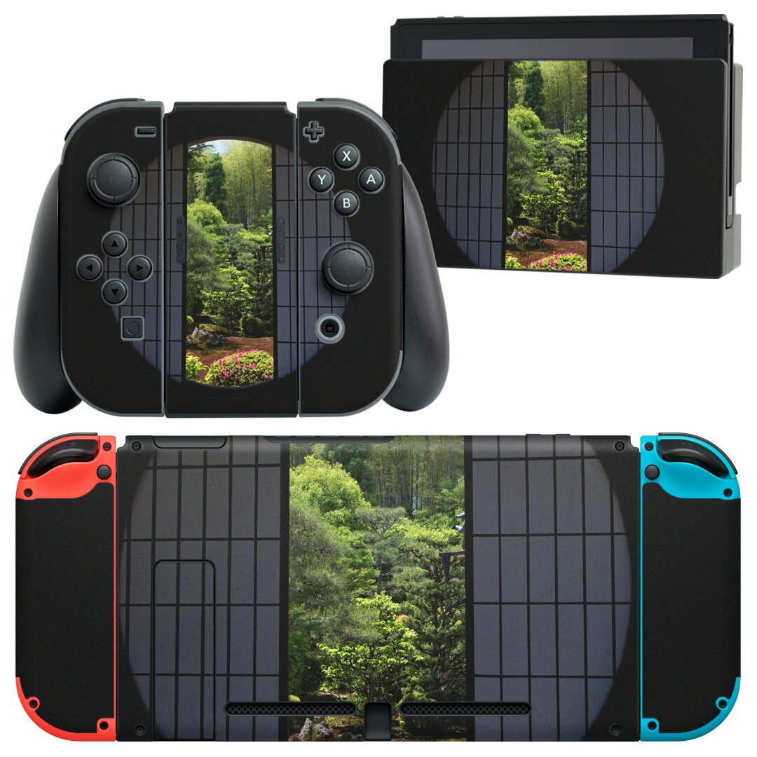 igsticker Nintendo Switch 用 デザインスキンシール 任天堂 ニンテンドー スイッチ 専用 本体ドック Joy-Con Joycon ジョイコン 専用 ゲーム機 カバー アクセサリー フィルム ステッカー 003541 写真 風景 景色