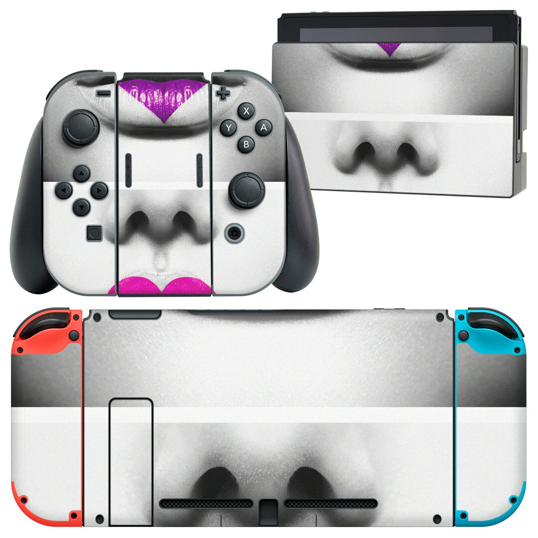 製品名 Nintendo Switch 本体裏面＆ドック正面＆ジョイコン専用 デザインスキンシール セット内容 Nintendo Switch 本体＆ドック＆ジョイコン用スキンシール（各1枚） ニンテンドースイッチ専用です。携帯機のSwitch LiteやProコンには対応していません。 商品特徴 再剥離性シートを素材に採用し、細かな位置調整がしやすく貼り直しが容易です。専用の業務プリンターを使い、商品画像と遜色のない美しい印刷仕上がり。 注意事項 画像はサンプルですので、ご覧の環境によっては多少色味に違いを感じる場合がございます。 イメージと違った、モニターと色味が異なるという理由での交換や返金はご対応出来かねます。スキンシールのみの販売で、ニンテンドースイッチ本体などは付属しません。シワができた場合、ドライヤーなどで軽く温め、外側に向けてシワを伸ばすように貼ってください。初回貼付時の位置調整や貼り直しは可能ですが、しっかりと押し付けて接着させた後の再剥離、再利用は保証しておりません。また接着部に油分や汚れが付着しますと角の部分は剥がれやすくなりますので、貼付時はあまり触れないようにご注意ください。無地のセミグロスシートにデザインをプリントした商品で、デコなどの加工はございません。 凹凸や光沢があるように見えたり布地や金属を素材にしたように見える商品もありますが、デザインの図版によるものです。印刷時に微妙な画像のズレが生じる場合がございます。ご注文後に1点1点制作する受注生産品の為、不良品以外のご返品や交換は固くお断りします。当店における繰り返しの実機テストでは問題ありませんでしたが、経過年数や使用環境により、シールを剥がす際に本体の塗装が一部剥がれる可能性があります。恐れ入りますが、万が一そのような状況になった場合でも当店ではゲーム機本体の保証は出来かねますので、予めご理解の上お求めください。 商品発送 完全受注生産のハンドメイド商品となりますので、既製品と比べて発送までお時間を頂いています。 基本的に決済確認後2?3営業日、最大で10営業日での発送となります。繁忙期や休業日明けの場合はさらに時間がかかる場合があります。 その際には別途メールにてご連絡致します。メール便の場合、発送日から到着までに2?4日ほどかかる場合が多く、紛失などの保障もご対応できかねます。あらかじめご了承下さい。