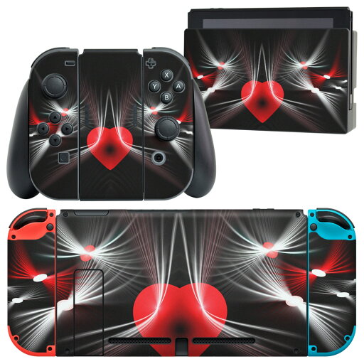 igsticker Nintendo Switch 用 デザインスキンシール 任天堂 ニンテンドー スイッチ 専用 本体ドック Joy-Con Joycon ジョイコン 専用 ゲーム機 カバー アクセサリー フィルム ステッカー 003657 ハート 白 黒 igsticker Nintendo Switch 用 デザインスキンシール 任天堂 ニンテンドー スイッチ 専用 本体ドック Joy-Con Joycon ジョイコン 専用 ゲーム機 カバー アクセサリー フィルム ステッカー 003657 ハート 白 黒