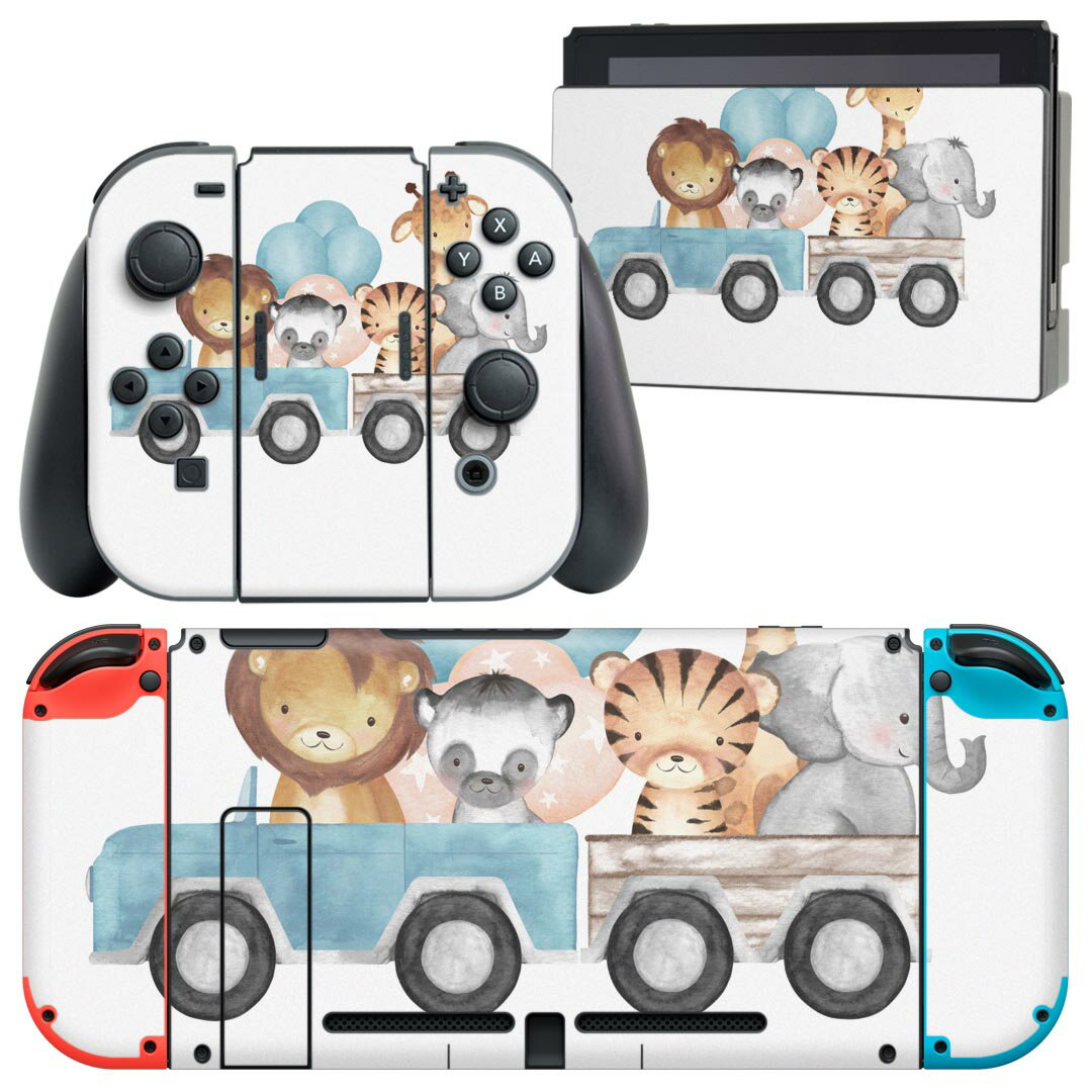 igsticker Nintendo Switch 用 デザインスキンシール 任天堂 ニンテンドー スイッチ 専用 本体ドック Joy-Con Joycon ジョイコン 専用 ゲーム機 カバー アクセサリー フィルム ステッカー 020066 宇宙 宇宙 惑星