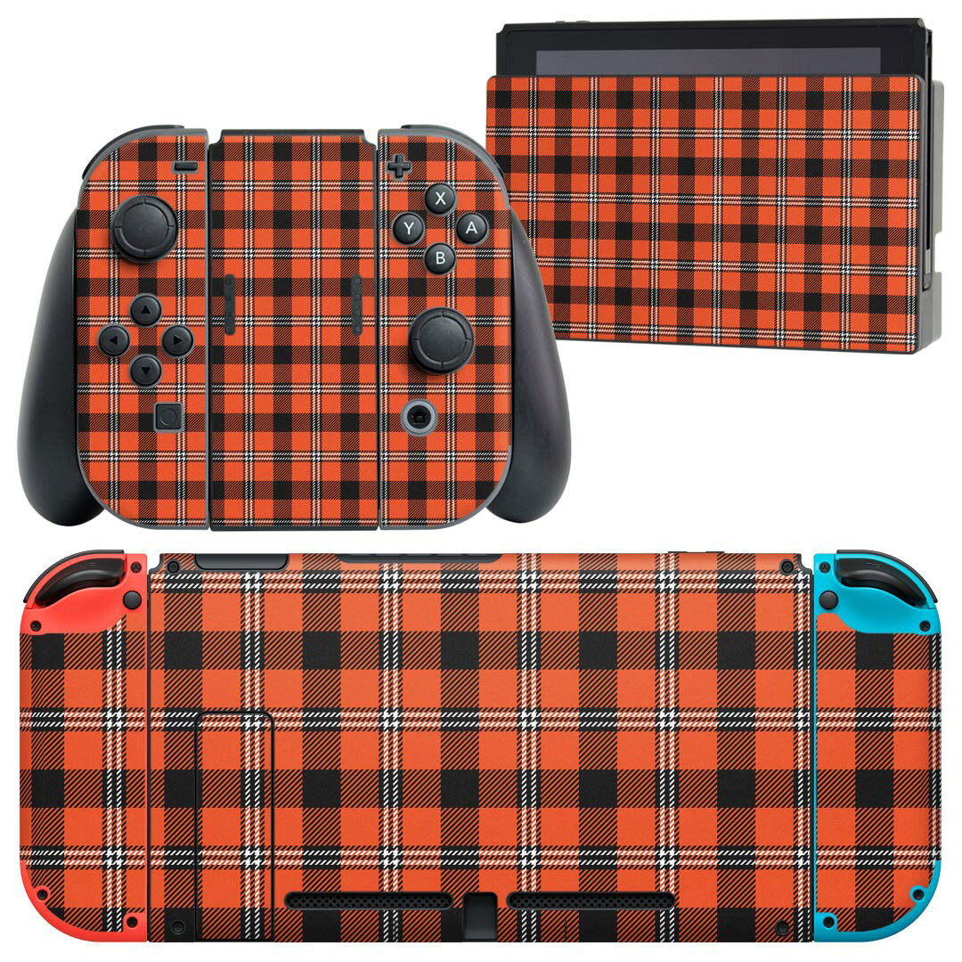 製品名 Nintendo Switch 本体裏面＆ドック正面＆ジョイコン専用 デザインスキンシール セット内容 Nintendo Switch 本体＆ドック＆ジョイコン用スキンシール（各1枚） ニンテンドースイッチ専用です。携帯機のSwitch LiteやProコンには対応していません。 商品特徴 再剥離性シートを素材に採用し、細かな位置調整がしやすく貼り直しが容易です。専用の業務プリンターを使い、商品画像と遜色のない美しい印刷仕上がり。 注意事項 画像はサンプルですので、ご覧の環境によっては多少色味に違いを感じる場合がございます。 イメージと違った、モニターと色味が異なるという理由での交換や返金はご対応出来かねます。スキンシールのみの販売で、ニンテンドースイッチ本体などは付属しません。シワができた場合、ドライヤーなどで軽く温め、外側に向けてシワを伸ばすように貼ってください。初回貼付時の位置調整や貼り直しは可能ですが、しっかりと押し付けて接着させた後の再剥離、再利用は保証しておりません。また接着部に油分や汚れが付着しますと角の部分は剥がれやすくなりますので、貼付時はあまり触れないようにご注意ください。無地のセミグロスシートにデザインをプリントした商品で、デコなどの加工はございません。 凹凸や光沢があるように見えたり布地や金属を素材にしたように見える商品もありますが、デザインの図版によるものです。印刷時に微妙な画像のズレが生じる場合がございます。ご注文後に1点1点制作する受注生産品の為、不良品以外のご返品や交換は固くお断りします。当店における繰り返しの実機テストでは問題ありませんでしたが、経過年数や使用環境により、シールを剥がす際に本体の塗装が一部剥がれる可能性があります。恐れ入りますが、万が一そのような状況になった場合でも当店ではゲーム機本体の保証は出来かねますので、予めご理解の上お求めください。 商品発送 完全受注生産のハンドメイド商品となりますので、既製品と比べて発送までお時間を頂いています。 基本的に決済確認後2?3営業日、最大で10営業日での発送となります。繁忙期や休業日明けの場合はさらに時間がかかる場合があります。 その際には別途メールにてご連絡致します。メール便の場合、発送日から到着までに2?4日ほどかかる場合が多く、紛失などの保障もご対応できかねます。あらかじめご了承下さい。