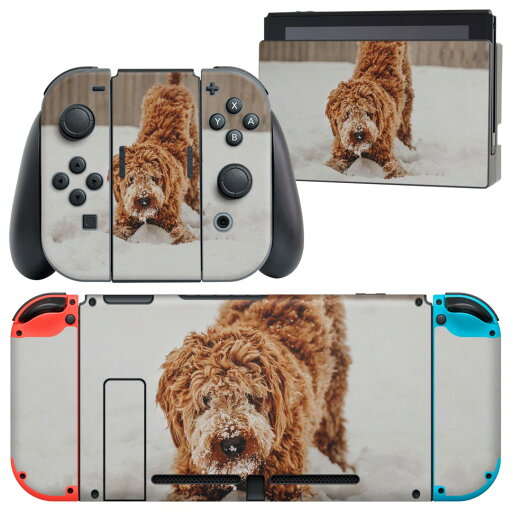 igsticker Nintendo Switch 用 デザインスキンシール 任天堂 ニンテンドー スイッチ 専用 本体ドック Joy-Con Joycon ジョイコン 専用 ゲーム機 カバー アクセサリー フィルム ステッカー 022864 犬 雪 写真 igsticker Nintendo Switch 用 デザインスキンシール 任天堂 ニンテンドー スイッチ 専用 本体ドック Joy-Con Joycon ジョイコン 専用 ゲーム機 カバー アクセサリー フィルム ステッカー 022864 犬 雪 写真
