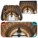 igsticker Nintendo Switch 用 デザインスキンシール 任天堂 ニンテンドー スイッチ 専用 本体ドック Joy-Con Joycon ジョイコン 専用 ゲーム機 カバー アクセサリー フィルム ステッカー 022879 写真 建築物(2)