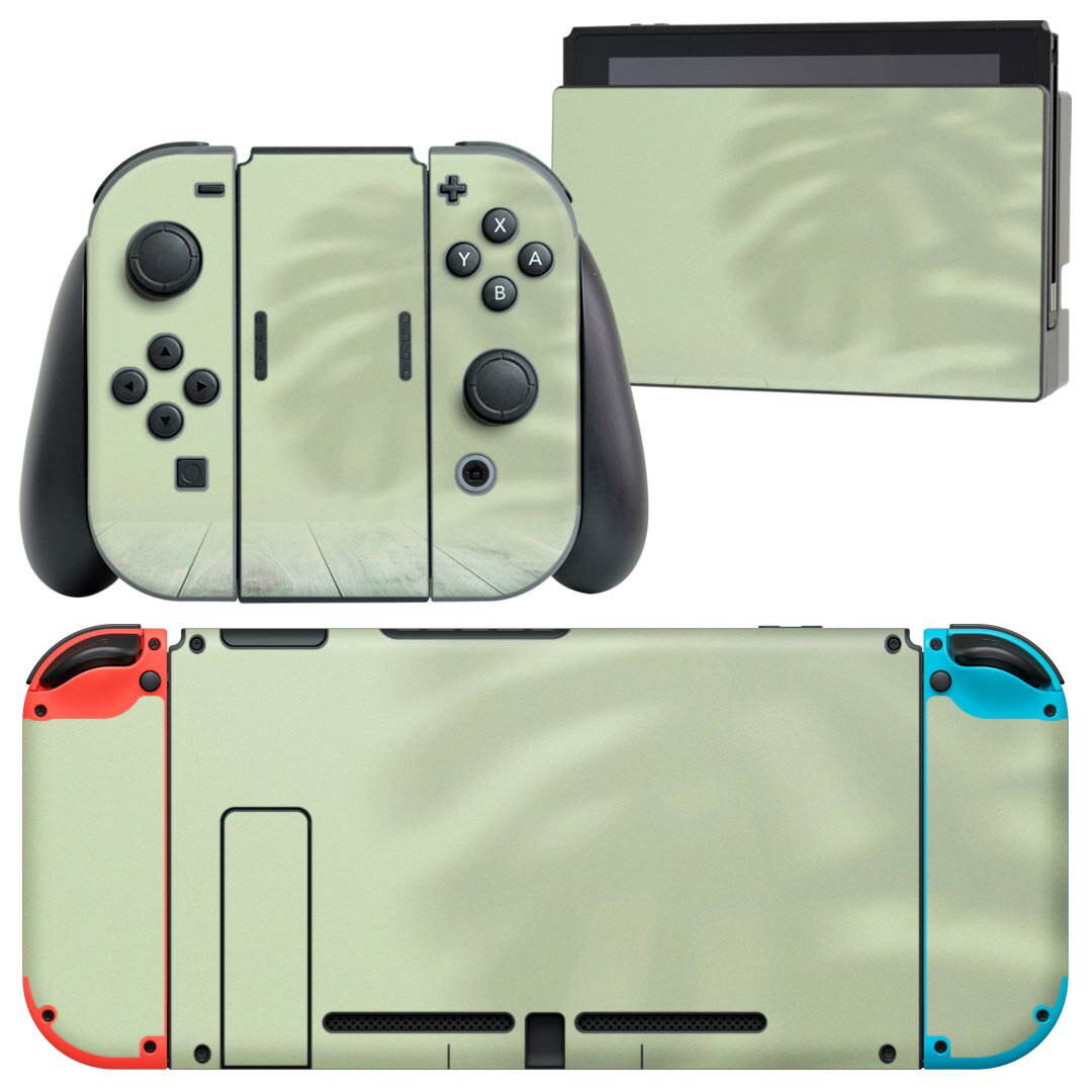 製品名 Nintendo Switch 本体裏面＆ドック正面＆ジョイコン専用 デザインスキンシール セット内容 Nintendo Switch 本体＆ドック＆ジョイコン用スキンシール（各1枚） ニンテンドースイッチ専用です。携帯機のSwitch LiteやProコンには対応していません。 商品特徴 再剥離性シートを素材に採用し、細かな位置調整がしやすく貼り直しが容易です。専用の業務プリンターを使い、商品画像と遜色のない美しい印刷仕上がり。 注意事項 画像はサンプルですので、ご覧の環境によっては多少色味に違いを感じる場合がございます。 イメージと違った、モニターと色味が異なるという理由での交換や返金はご対応出来かねます。スキンシールのみの販売で、ニンテンドースイッチ本体などは付属しません。シワができた場合、ドライヤーなどで軽く温め、外側に向けてシワを伸ばすように貼ってください。初回貼付時の位置調整や貼り直しは可能ですが、しっかりと押し付けて接着させた後の再剥離、再利用は保証しておりません。また接着部に油分や汚れが付着しますと角の部分は剥がれやすくなりますので、貼付時はあまり触れないようにご注意ください。無地のセミグロスシートにデザインをプリントした商品で、デコなどの加工はございません。 凹凸や光沢があるように見えたり布地や金属を素材にしたように見える商品もありますが、デザインの図版によるものです。印刷時に微妙な画像のズレが生じる場合がございます。ご注文後に1点1点制作する受注生産品の為、不良品以外のご返品や交換は固くお断りします。当店における繰り返しの実機テストでは問題ありませんでしたが、経過年数や使用環境により、シールを剥がす際に本体の塗装が一部剥がれる可能性があります。恐れ入りますが、万が一そのような状況になった場合でも当店ではゲーム機本体の保証は出来かねますので、予めご理解の上お求めください。 商品発送 完全受注生産のハンドメイド商品となりますので、既製品と比べて発送までお時間を頂いています。 基本的に決済確認後2?3営業日、最大で10営業日での発送となります。繁忙期や休業日明けの場合はさらに時間がかかる場合があります。 その際には別途メールにてご連絡致します。メール便の場合、発送日から到着までに2?4日ほどかかる場合が多く、紛失などの保障もご対応できかねます。あらかじめご了承下さい。