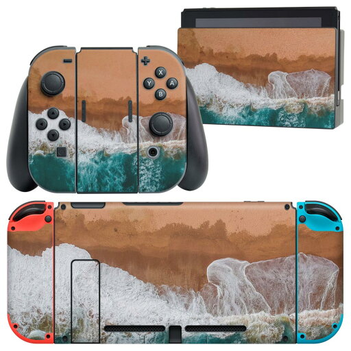 igsticker Nintendo Switch 用 デザインスキンシール 任天堂 ニンテンドー スイッチ 専用 本体ドック Joy-Con Joycon ジョイコン 専用 ゲーム機 カバー アクセサリー フィルム ステッカー 022952 海 波 写真 igsticker Nintendo Switch 用 デザインスキンシール 任天堂 ニンテンドー スイッチ 専用 本体ドック Joy-Con Joycon ジョイコン 専用 ゲーム機 カバー アクセサリー フィルム ステッカー 022952 海 波 写真