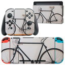igsticker Nintendo Switch 用 デザインスキンシール 任天堂 ニンテンドー スイッチ 専用 本体ドック Joy-Con Joycon ジョイコン 専用 ゲーム機 カバー アクセサリー フィルム ステッカー 022973 自転車 写真