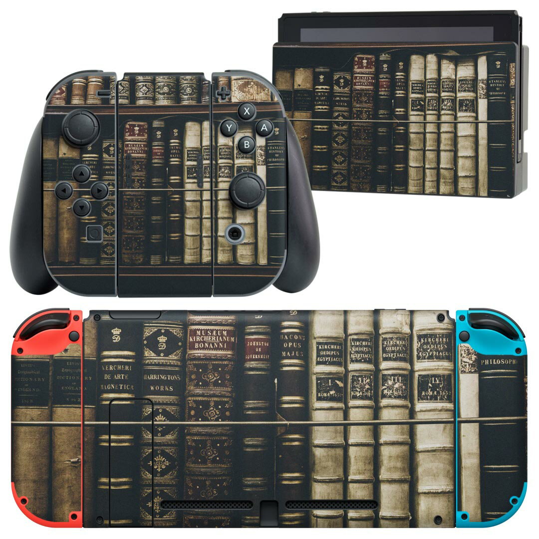 igsticker Nintendo Switch 用 デザインスキンシール 任天堂 ニンテンドー スイッチ 専用 本体ドック Joy-Con Joycon ジ...