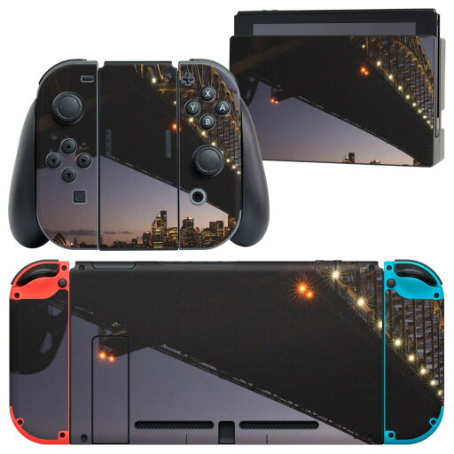 igsticker Nintendo Switch 用 デザインスキンシール 任天堂 ニンテンドー スイッチ 専用 本体ドック Joy-Con Joycon ジョイコン 専用 ゲーム機 カバー アクセサリー フィルム ステッカー 023019 風景 橋 写真 夜景 igsticker Nintendo Switch 用 デザインスキンシール 任天堂 ニンテンドー スイッチ 専用 本体ドック Joy-Con Joycon ジョイコン 専用 ゲーム機 カバー アクセサリー フィルム ステッカー 023019 風景 橋 写真 夜景