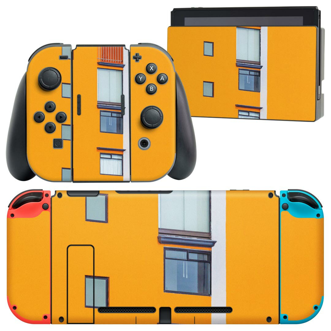 製品名 Nintendo Switch 本体裏面＆ドック正面＆ジョイコン専用 デザインスキンシール セット内容 Nintendo Switch 本体＆ドック＆ジョイコン用スキンシール（各1枚） ニンテンドースイッチ専用です。携帯機のSwitch LiteやProコンには対応していません。 商品特徴 再剥離性シートを素材に採用し、細かな位置調整がしやすく貼り直しが容易です。専用の業務プリンターを使い、商品画像と遜色のない美しい印刷仕上がり。 注意事項 画像はサンプルですので、ご覧の環境によっては多少色味に違いを感じる場合がございます。 イメージと違った、モニターと色味が異なるという理由での交換や返金はご対応出来かねます。スキンシールのみの販売で、ニンテンドースイッチ本体などは付属しません。シワができた場合、ドライヤーなどで軽く温め、外側に向けてシワを伸ばすように貼ってください。初回貼付時の位置調整や貼り直しは可能ですが、しっかりと押し付けて接着させた後の再剥離、再利用は保証しておりません。また接着部に油分や汚れが付着しますと角の部分は剥がれやすくなりますので、貼付時はあまり触れないようにご注意ください。無地のセミグロスシートにデザインをプリントした商品で、デコなどの加工はございません。 凹凸や光沢があるように見えたり布地や金属を素材にしたように見える商品もありますが、デザインの図版によるものです。印刷時に微妙な画像のズレが生じる場合がございます。ご注文後に1点1点制作する受注生産品の為、不良品以外のご返品や交換は固くお断りします。当店における繰り返しの実機テストでは問題ありませんでしたが、経過年数や使用環境により、シールを剥がす際に本体の塗装が一部剥がれる可能性があります。恐れ入りますが、万が一そのような状況になった場合でも当店ではゲーム機本体の保証は出来かねますので、予めご理解の上お求めください。 商品発送 完全受注生産のハンドメイド商品となりますので、既製品と比べて発送までお時間を頂いています。 基本的に決済確認後2?3営業日、最大で10営業日での発送となります。繁忙期や休業日明けの場合はさらに時間がかかる場合があります。 その際には別途メールにてご連絡致します。メール便の場合、発送日から到着までに2?4日ほどかかる場合が多く、紛失などの保障もご対応できかねます。あらかじめご了承下さい。