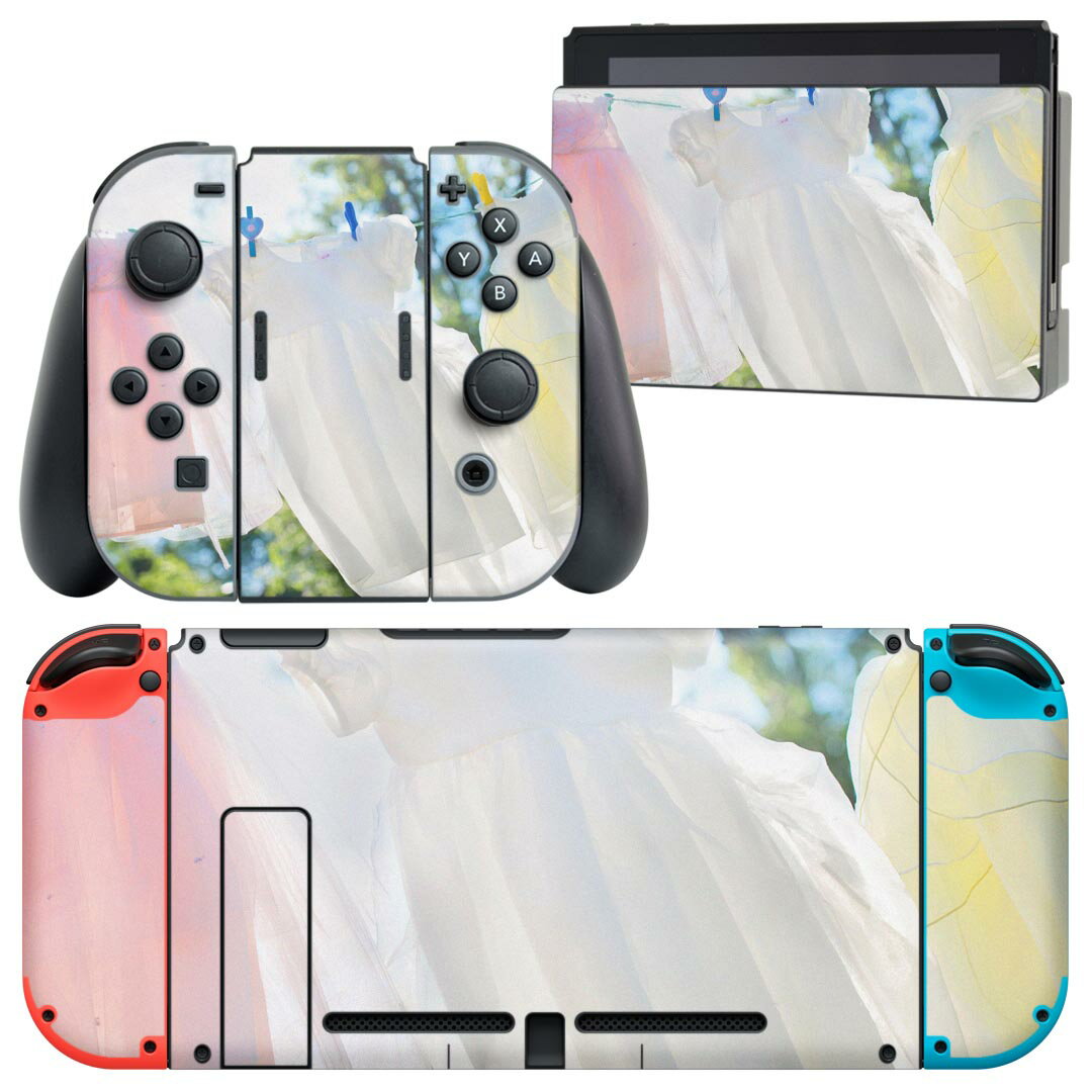 igsticker Nintendo Switch 用 デザインスキンシール 任天堂 ニンテンドー スイッチ 専用 本体ドック Joy-Con Joycon ジョイコン 専用 ゲーム機 カバー アクセサリー フィルム ステッカー 023131 子供 ファッション 写真