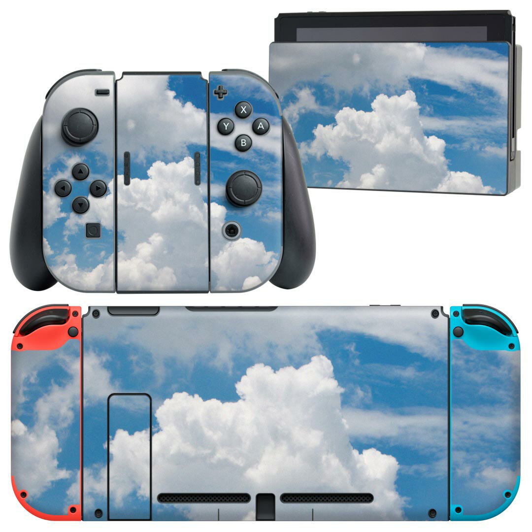 製品名 Nintendo Switch 本体裏面＆ドック正面＆ジョイコン専用 デザインスキンシール セット内容 Nintendo Switch 本体＆ドック＆ジョイコン用スキンシール（各1枚） ニンテンドースイッチ専用です。携帯機のSwitch LiteやProコンには対応していません。 商品特徴 再剥離性シートを素材に採用し、細かな位置調整がしやすく貼り直しが容易です。専用の業務プリンターを使い、商品画像と遜色のない美しい印刷仕上がり。 注意事項 画像はサンプルですので、ご覧の環境によっては多少色味に違いを感じる場合がございます。 イメージと違った、モニターと色味が異なるという理由での交換や返金はご対応出来かねます。スキンシールのみの販売で、ニンテンドースイッチ本体などは付属しません。シワができた場合、ドライヤーなどで軽く温め、外側に向けてシワを伸ばすように貼ってください。初回貼付時の位置調整や貼り直しは可能ですが、しっかりと押し付けて接着させた後の再剥離、再利用は保証しておりません。また接着部に油分や汚れが付着しますと角の部分は剥がれやすくなりますので、貼付時はあまり触れないようにご注意ください。無地のセミグロスシートにデザインをプリントした商品で、デコなどの加工はございません。 凹凸や光沢があるように見えたり布地や金属を素材にしたように見える商品もありますが、デザインの図版によるものです。印刷時に微妙な画像のズレが生じる場合がございます。ご注文後に1点1点制作する受注生産品の為、不良品以外のご返品や交換は固くお断りします。当店における繰り返しの実機テストでは問題ありませんでしたが、経過年数や使用環境により、シールを剥がす際に本体の塗装が一部剥がれる可能性があります。恐れ入りますが、万が一そのような状況になった場合でも当店ではゲーム機本体の保証は出来かねますので、予めご理解の上お求めください。 商品発送 完全受注生産のハンドメイド商品となりますので、既製品と比べて発送までお時間を頂いています。 基本的に決済確認後2?3営業日、最大で10営業日での発送となります。繁忙期や休業日明けの場合はさらに時間がかかる場合があります。 その際には別途メールにてご連絡致します。メール便の場合、発送日から到着までに2?4日ほどかかる場合が多く、紛失などの保障もご対応できかねます。あらかじめご了承下さい。