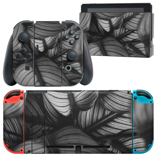 igsticker Nintendo Switch 用 デザインスキンシール 任天堂 ニンテンドー スイッチ 専用 本体ドック Joy-Con Joycon ジョイコン 専用 ゲーム機 カバー アクセサリー フィルム ステッカー 023208 モノクロ モンステラ 葉っぱ igsticker Nintendo Switch 用 デザインスキンシール 任天堂 ニンテンドー スイッチ 専用 本体ドック Joy-Con Joycon ジョイコン 専用 ゲーム機 カバー アクセサリー フィルム ステッカー 023208 モノクロ モンステラ 葉っぱ