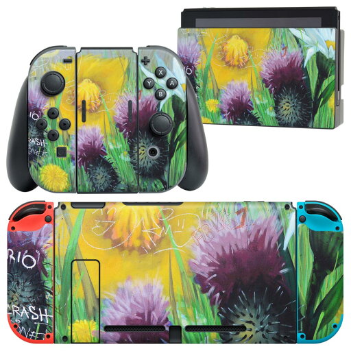 igsticker Nintendo Switch 用 デザインスキンシール 任天堂 ニンテンドー スイッチ 専用 本体ドック Joy-Con Joycon ジョイコン 専用 ゲーム機 カバー アクセサリー フィルム ステッカー 023403 花 フラワー ペイント igsticker Nintendo Switch 用 デザインスキンシール 任天堂 ニンテンドー スイッチ 専用 本体ドック Joy-Con Joycon ジョイコン 専用 ゲーム機 カバー アクセサリー フィルム ステッカー 023403 花 フラワー ペイント