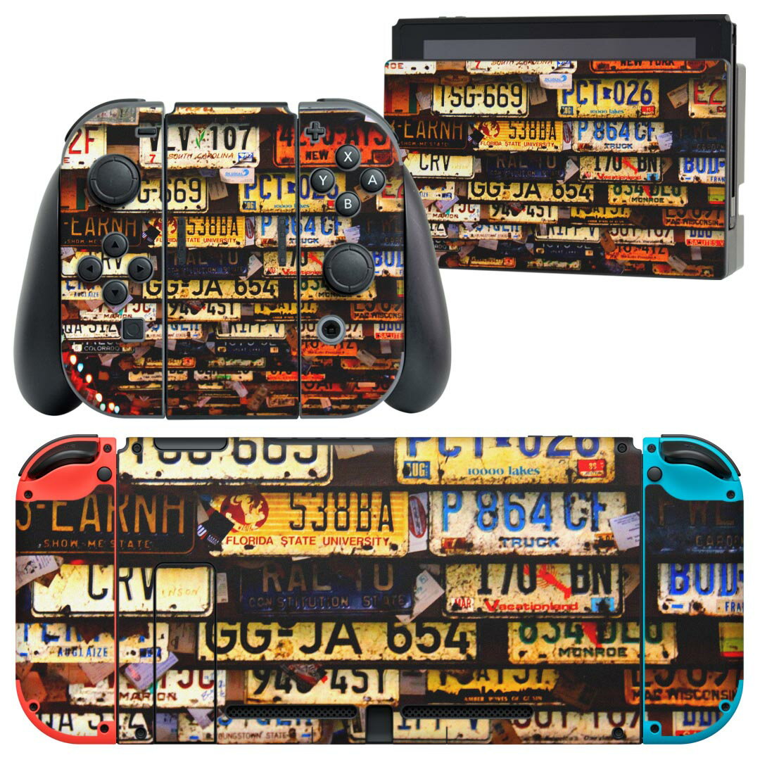 igsticker Nintendo Switch �� �ǥ����󥹥��󥷡��� ǤŷƲ �˥�ƥ�ɡ� �����å� ���� ���Υɥå� Joy-Con Joycon ��...