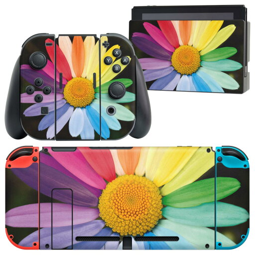 igsticker Nintendo Switch 用 デザインスキンシール 任天堂 ニンテンドー スイッチ 専用 本体ドック Joy-Con Joycon ジョイコン 専用 ゲーム機 カバー アクセサリー フィルム ステッカー 023554 花 カラフル レインボー 多様性 igsticker Nintendo Switch 用 デザインスキンシール 任天堂 ニンテンドー スイッチ 専用 本体ドック Joy-Con Joycon ジョイコン 専用 ゲーム機 カバー アクセサリー フィルム ステッカー 023554 花 カラフル レインボー 多様性
