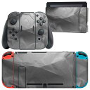 igsticker Nintendo Switch 用 デザインスキンシール 任天堂 ニンテンドー スイッチ 専用 本体ドック Joy-Con Joycon ジョイコン 専用 ゲーム機 カバー アクセサリー フィルム ステッカー 023647 モノクロ ペーパー風(2)