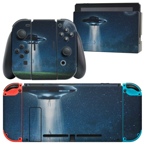 igsticker Nintendo Switch 用 デザインスキンシール 任天堂 ニンテンドー スイッチ 専用 本体ドック Joy-Con Joycon ジョイコン 専用 ゲーム機 カバー アクセサリー フィルム ステッカー 023817 宇宙人 UFO 月 igsticker Nintendo Switch 用 デザインスキンシール 任天堂 ニンテンドー スイッチ 専用 本体ドック Joy-Con Joycon ジョイコン 専用 ゲーム機 カバー アクセサリー フィルム ステッカー 023817 宇宙人 UFO 月