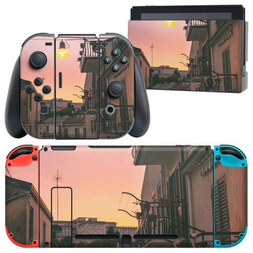 igsticker Nintendo Switch 用 デザインスキンシール 任天堂 ニンテンドー スイッチ 専用 本体ドック Joy-Con Joycon ジョイコン 専用 ゲーム機 カバー アクセサリー フィルム ステッカー 023841 夕日 写真 街並み igsticker Nintendo Switch 用 デザインスキンシール 任天堂 ニンテンドー スイッチ 専用 本体ドック Joy-Con Joycon ジョイコン 専用 ゲーム機 カバー アクセサリー フィルム ステッカー 023841 夕日 写真 街並み
