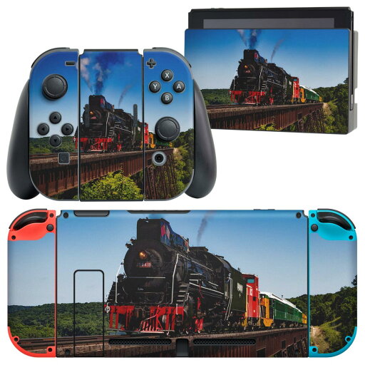 igsticker Nintendo Switch 用 デザインスキンシール 任天堂 ニンテンドー スイッチ 専用 本体ドック Joy-Con Joycon ジョイコン 専用 ゲーム機 カバー アクセサリー フィルム ステッカー 023901 機関車 鉄道 igsticker Nintendo Switch 用 デザインスキンシール 任天堂 ニンテンドー スイッチ 専用 本体ドック Joy-Con Joycon ジョイコン 専用 ゲーム機 カバー アクセサリー フィルム ステッカー 023901 機関車 鉄道