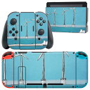 igsticker Nintendo Switch 用 デザインスキンシール 任天堂 ニンテンドー スイッチ 専用 本体ドック Joy-Con Joycon ジョイコン 専用 ゲーム機 カバー アクセサリー フィルム ステッカー 023972 イラスト 風力 海(2)