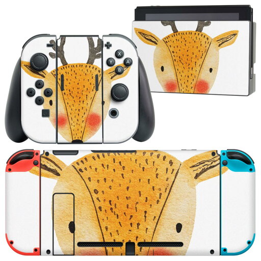 igsticker Nintendo Switch 用 デザインスキンシール 任天堂 ニンテンドー スイッチ 専用 本体ドック Joy-Con Joycon ジョイコン 専用 ゲーム機 カバー アクセサリー フィルム ステッカー 026182 動物 鹿 シか バンビ igsticker Nintendo Switch 用 デザインスキンシール 任天堂 ニンテンドー スイッチ 専用 本体ドック Joy-Con Joycon ジョイコン 専用 ゲーム機 カバー アクセサリー フィルム ステッカー 026182 動物 鹿 シか バンビ