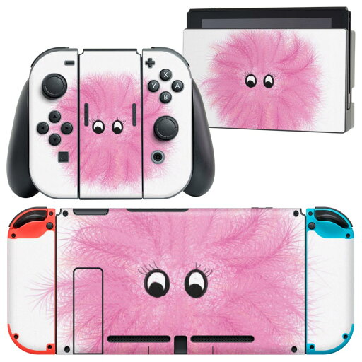 igsticker Nintendo Switch 用 デザインスキンシール 任天堂 ニンテンドー スイッチ 専用 本体ドック Joy-Con Joycon ジョイコン 専用 ゲーム機 カバー アクセサリー フィルム ステッカー 026236 ピンク 目玉 igsticker Nintendo Switch 用 デザインスキンシール 任天堂 ニンテンドー スイッチ 専用 本体ドック Joy-Con Joycon ジョイコン 専用 ゲーム機 カバー アクセサリー フィルム ステッカー 026236 ピンク 目玉