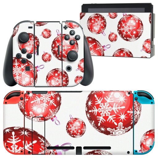 igsticker Nintendo Switch 用 デザインスキンシール 任天堂 ニンテンドー スイッチ 専用 本体ドック Joy-Con Joycon ジョイコン 専用 ゲーム機 カバー アクセサリー フィルム ステッカー 004037 雪 結晶 赤 igsticker Nintendo Switch 用 デザインスキンシール 任天堂 ニンテンドー スイッチ 専用 本体ドック Joy-Con Joycon ジョイコン 専用 ゲーム機 カバー アクセサリー フィルム ステッカー 004037 雪 結晶 赤