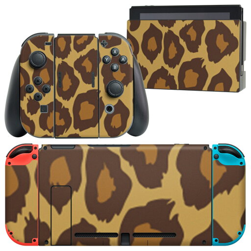 igsticker Nintendo Switch 用 デザインスキンシール 任天堂 ニンテンドー スイッチ 専用 本体ドック Joy-Con Joycon ジョイコン 専用 ゲーム機 カバー アクセサリー フィルム ステッカー 004059 豹柄 模様 igsticker Nintendo Switch 用 デザインスキンシール 任天堂 ニンテンドー スイッチ 専用 本体ドック Joy-Con Joycon ジョイコン 専用 ゲーム機 カバー アクセサリー フィルム ステッカー 004059 豹柄 模様
