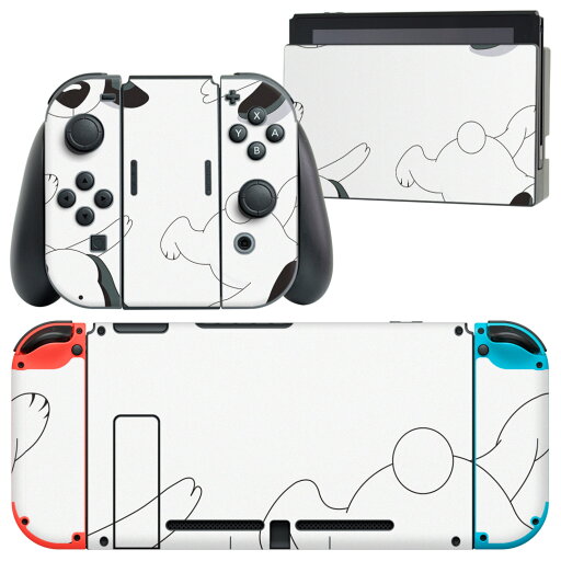 igsticker Nintendo Switch 用 デザインスキンシール 任天堂 ニンテンドー スイッチ 専用 本体ドック Joy-Con Joycon ジョイコン 専用 ゲーム機 カバー アクセサリー フィルム ステッカー 004192 犬 動物 キャラクター igsticker Nintendo Switch 用 デザインスキンシール 任天堂 ニンテンドー スイッチ 専用 本体ドック Joy-Con Joycon ジョイコン 専用 ゲーム機 カバー アクセサリー フィルム ステッカー 004192 犬 動物 キャラクター