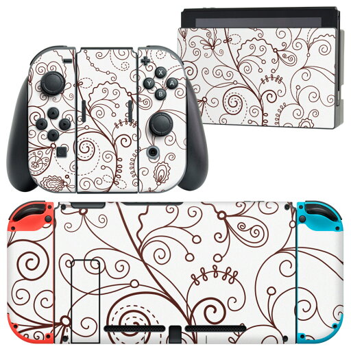 igsticker Nintendo Switch 用 デザインスキンシール 任天堂 ニンテンドー スイッチ 専用 本体ドック Joy-Con Joycon ジョイコン 専用 ゲーム機 カバー アクセサリー フィルム ステッカー 004330 模様 白 igsticker Nintendo Switch 用 デザインスキンシール 任天堂 ニンテンドー スイッチ 専用 本体ドック Joy-Con Joycon ジョイコン 専用 ゲーム機 カバー アクセサリー フィルム ステッカー 004330 模様 白
