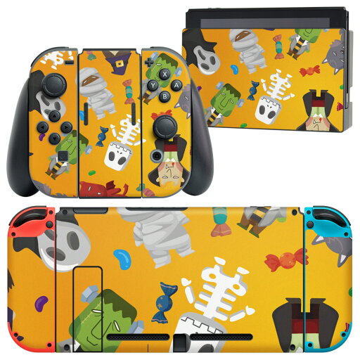 igsticker Nintendo Switch 用 デザインスキンシール 任天堂 ニンテンドー スイッチ 専用 本体ドック Joy-Con Joycon ジョイコン 専用 ゲーム機 カバー アクセサリー フィルム ステッカー 004343 ハロウィン キャラクター イラスト igsticker Nintendo Switch 用 デザインスキンシール 任天堂 ニンテンドー スイッチ 専用 本体ドック Joy-Con Joycon ジョイコン 専用 ゲーム機 カバー アクセサリー フィルム ステッカー 004343 ハロウィン キャラクター イラスト