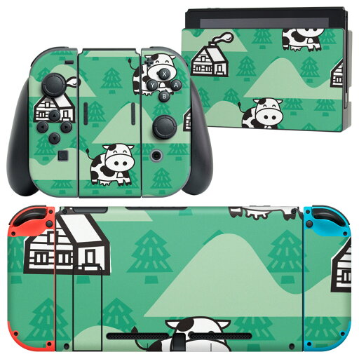 igsticker Nintendo Switch 用 デザインスキンシール 任天堂 ニンテンドー スイッチ 専用 本体ドック Joy-Con Joycon ジョイコン 専用 ゲーム機 カバー アクセサリー フィルム ステッカー 004421 うし 動物 キャラクター igsticker Nintendo Switch 用 デザインスキンシール 任天堂 ニンテンドー スイッチ 専用 本体ドック Joy-Con Joycon ジョイコン 専用 ゲーム機 カバー アクセサリー フィルム ステッカー 004421 うし 動物 キャラクター