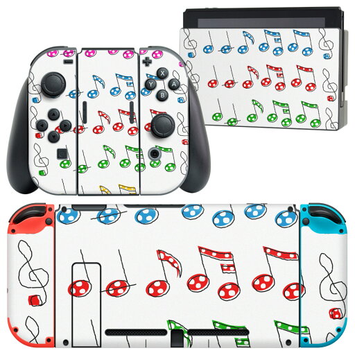igsticker Nintendo Switch 用 デザインスキンシール 任天堂 ニンテンドー スイッチ 専用 本体ドック Joy-Con Joycon ジョイコン 専用 ゲーム機 カバー アクセサリー フィルム ステッカー 004723 音楽 音符 水玉 igsticker Nintendo Switch 用 デザインスキンシール 任天堂 ニンテンドー スイッチ 専用 本体ドック Joy-Con Joycon ジョイコン 専用 ゲーム機 カバー アクセサリー フィルム ステッカー 004723 音楽 音符 水玉